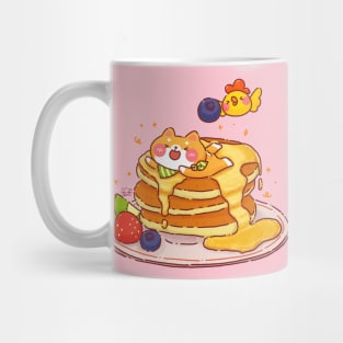 Shiba Inu Pancake Mug